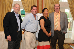 Seen here, former Dean Lawrence Raful,Paul Fabiszewski, Diane Clark and Charles Clyne.